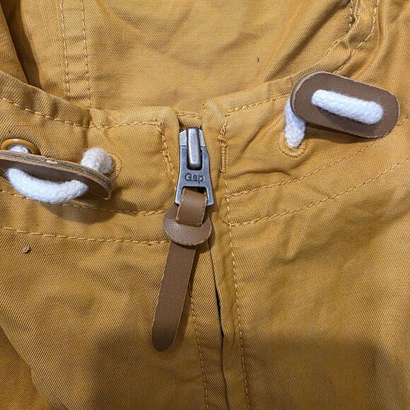 Vintage Gap Jacket Mens Small Yellow 1990s Zip Up - Picture 5 of 9